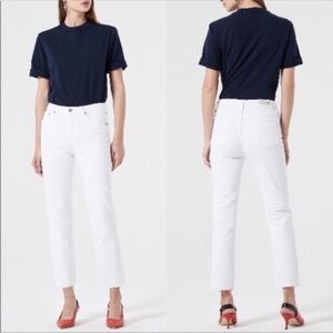 AG Isabelle High Rise Straight Crop